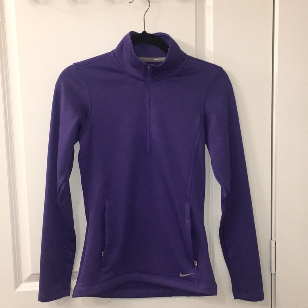 EUC NIKE GOLF Pullover Half Zip Fleece Lined